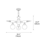 Rotating Stick Chandelier