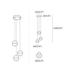 Round K9 Crystal Pendant Lamp