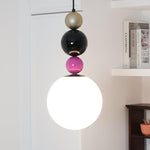 Round Balls Stacking Pendant Lamp 9.8"