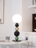 Round Balls Stacking Table Lamp 7.9"