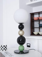 Round Balls Stacking Table Lamp 7.9"