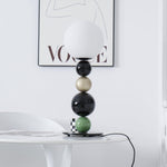 Round Balls Stacking Table Lamp 7.9"