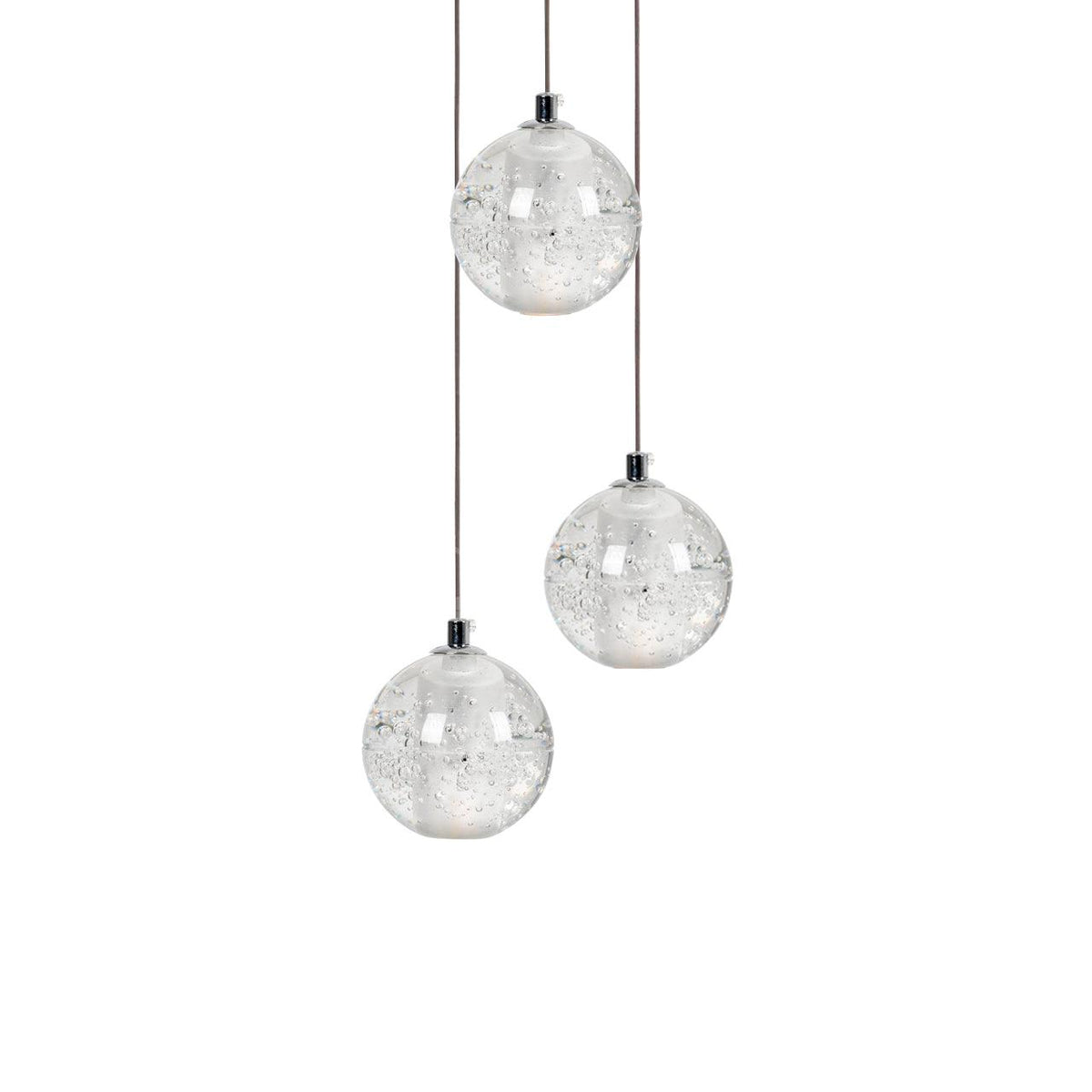 Round K9 Crystal Pendant Lamp