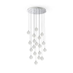 Round K9 Crystal Pendant Lamp