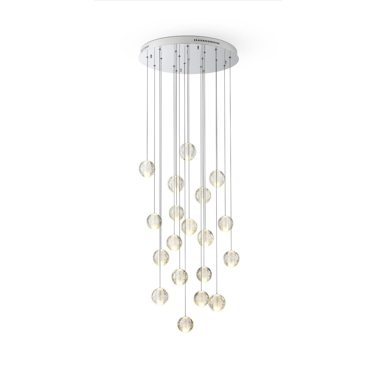 Round K9 Crystal Pendant Lamp