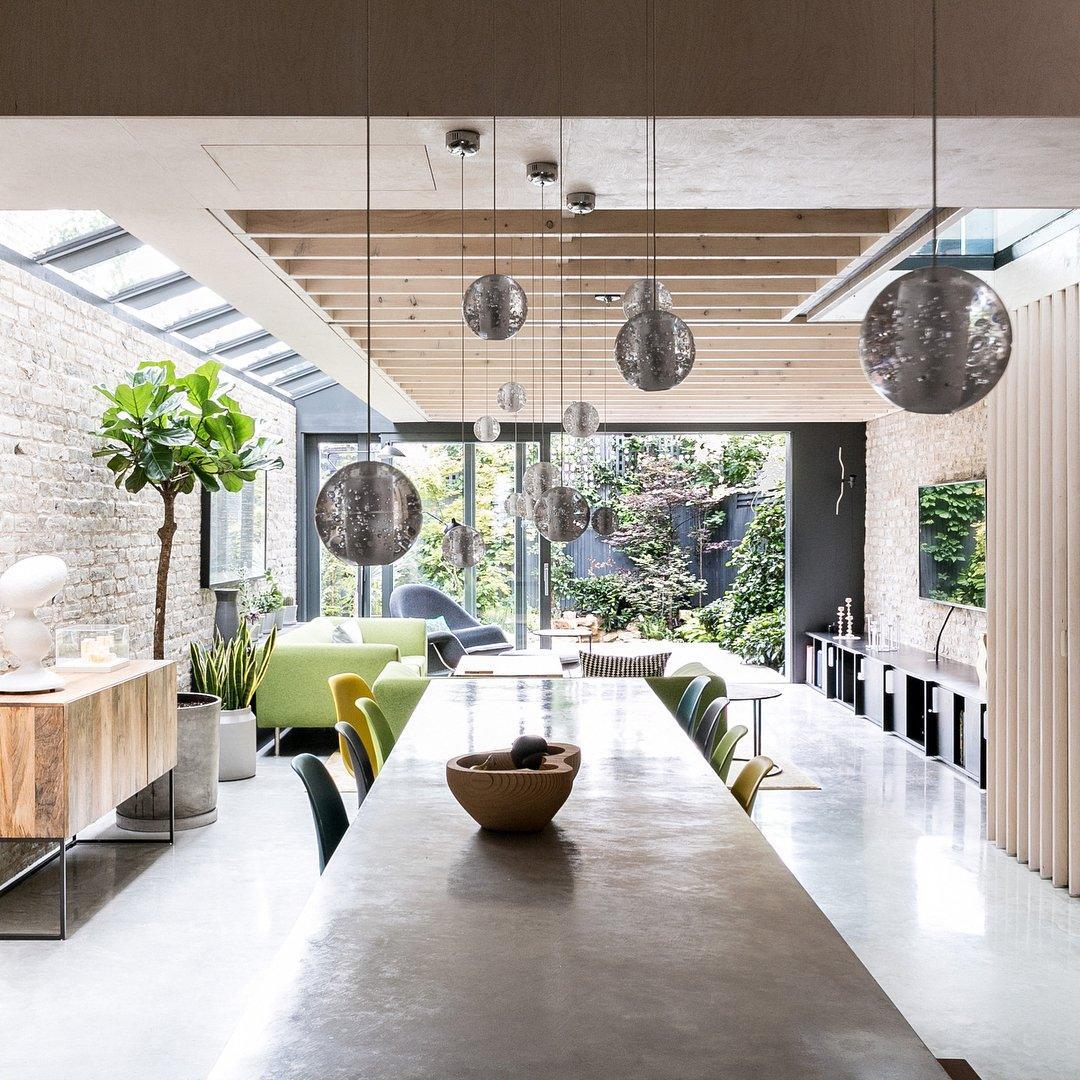 Round K9 Crystal Pendant Lamp