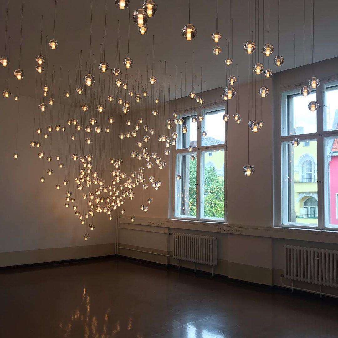 Round K9 Crystal Pendant Lamp