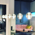 Round K9 Crystal Pendant Lamp