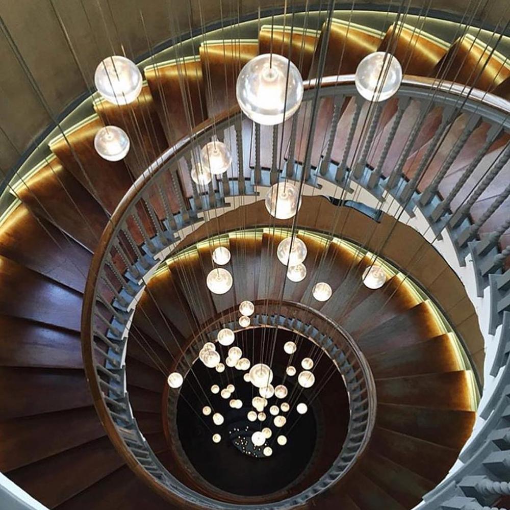 Round K9 Crystal Pendant Lamp