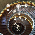 Round K9 Crystal Pendant Lamp