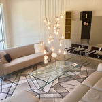 Round K9 Crystal Pendant Lamp