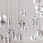 Round K9 Crystal Pendant Lamp