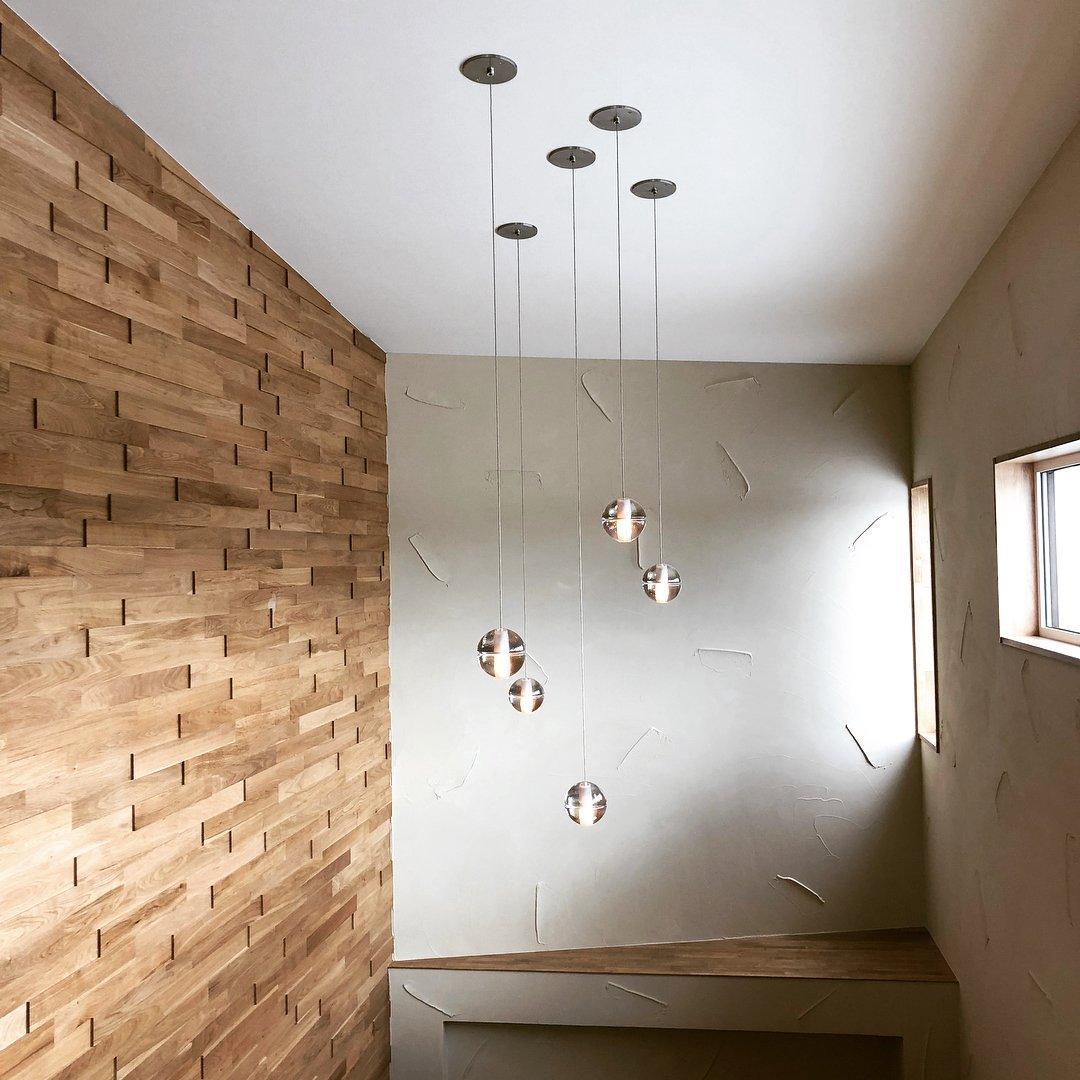 Round K9 Crystal Pendant Lamp