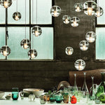 Round K9 Crystal Pendant Lamp