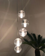 Round K9 Crystal Pendant Lamp