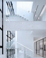 Round K9 Crystal Pendant Lamp