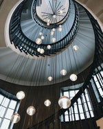 Round K9 Crystal Pendant Lamp