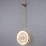 Round Alabaster Wall Lamp