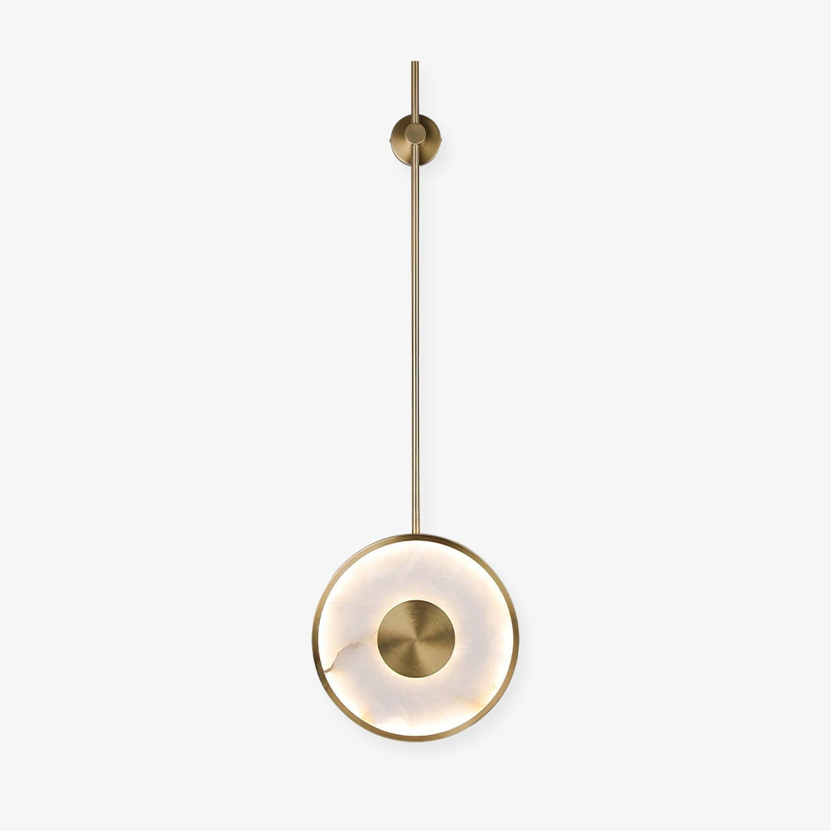 Round Marble Wall Lamp