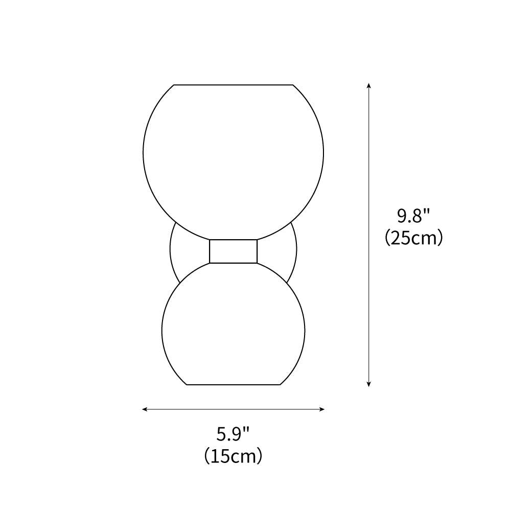 Round Pearl Sconce 5.9"