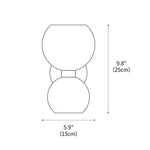 Round Pearl Sconce 5.9"