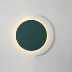 Rounded Abstract Art Sconce