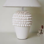 Ruffle Ceramic Table Lamp