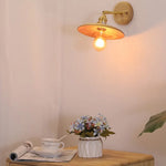 Nordic Wood LED Wall Lamp Pull Chain Switch for Home Decor & Lighting