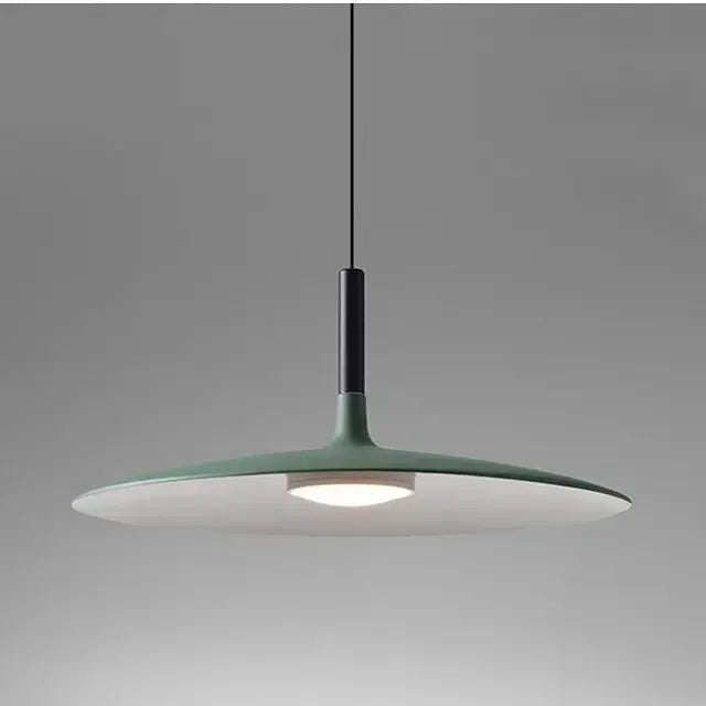 Modern Flat Pendant Lamp | Nordic Ceiling Hanging Light