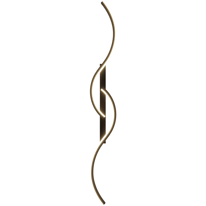 Minimalist Strip Wall Lamp Set for Living Room, TV and Bedroom.