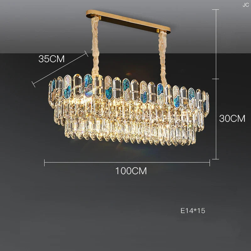 Crystal Chandelier LED Lighting for Living Room