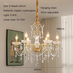 Crystal Chandeliers Light for Living Room and Dining Room