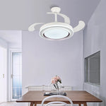 Copper Ceiling Fan Lights Remote Control 36/42inch Gold Fan Lamps