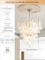 Elegant Crystal Chandelier for Duplex Apartment & Villa Staircase