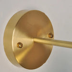 Nordic LED Glass Wall Light Fixture with Pull Chain Switch - Modern Rotating Bedside Lamp