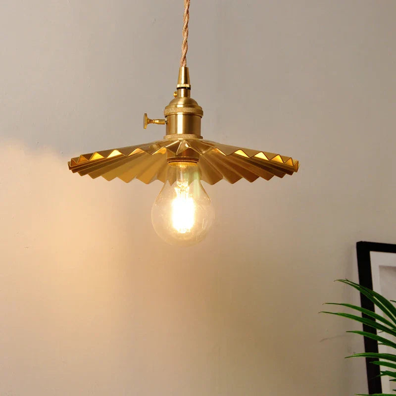 Copper LED Pendant Lights: Stylish Nordic Hanging Lamp for Home Decor.