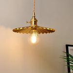 Copper LED Pendant Lights: Stylish Nordic Hanging Lamp for Home Decor.