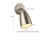 Afralia™ Swing Long Arm Iron Art LED Wall Light - Nordic Minimalism Bedroom Living Room Lampara Pared