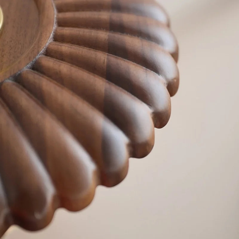 LED Wall Lamp Walnut Wood Stair Light Fixture