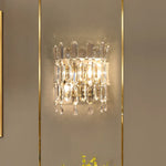 Crystal Wall Lamp: Elegant Luxury for Bedroom, Lobby, Club & Aisle