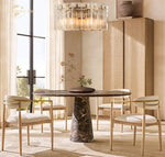 Lattice Glass LED Chandelier for Bedroom, Dining Room - Modern Pendant Light Fixtures