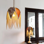 Tassel Cloth LED Pendant Light for Bedroom, Kitchen, Living, Dining Room, Cafe, Loft, Bar