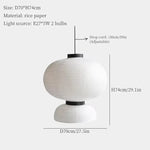 Rice Paper Pendant Chandelier for Living Room, Dining Room, Kitchen