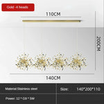 Scandinavia Leaf Chandelier Pendant Lamp Kitchen Living Room Decor Lighting