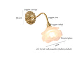 Afralia™ Copper Arm LED Wall Lamp for Stair, Bedroom, Living Room, Bathroom Mirror Light