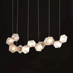 E14 LED Glass Pendant Light - Modern Luxury Hanging Chandelier