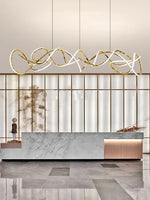 Stainless Steel Silicone Ceiling Chandelier - Modern Home Decor Light Fixture