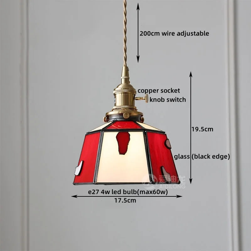 Glass LED Pendant Lights for Home Decor - Modern Hanging Lamp