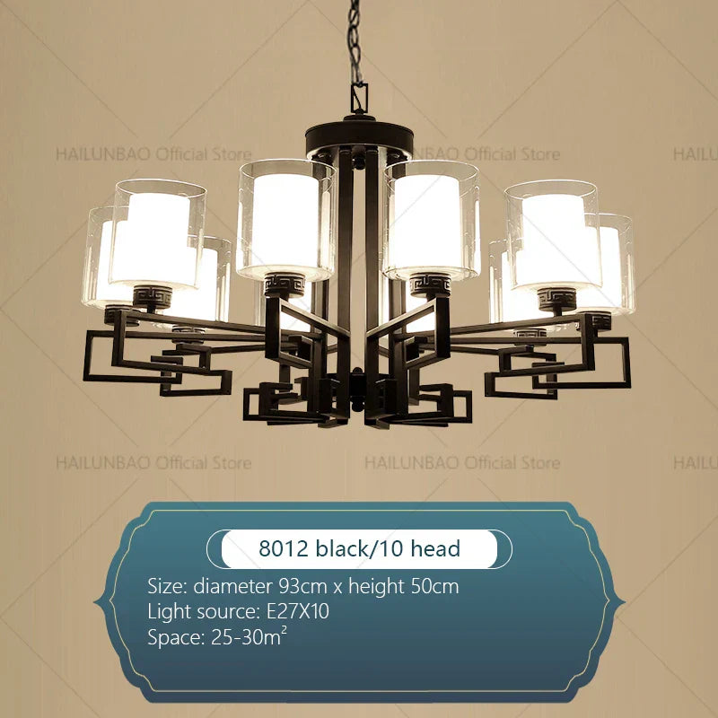 Chinese Style Luxury Living Room Chandelier for Elegant Homes