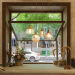 Clear Glass Copper LED Pendant Lamp for Home Decor & Lighting